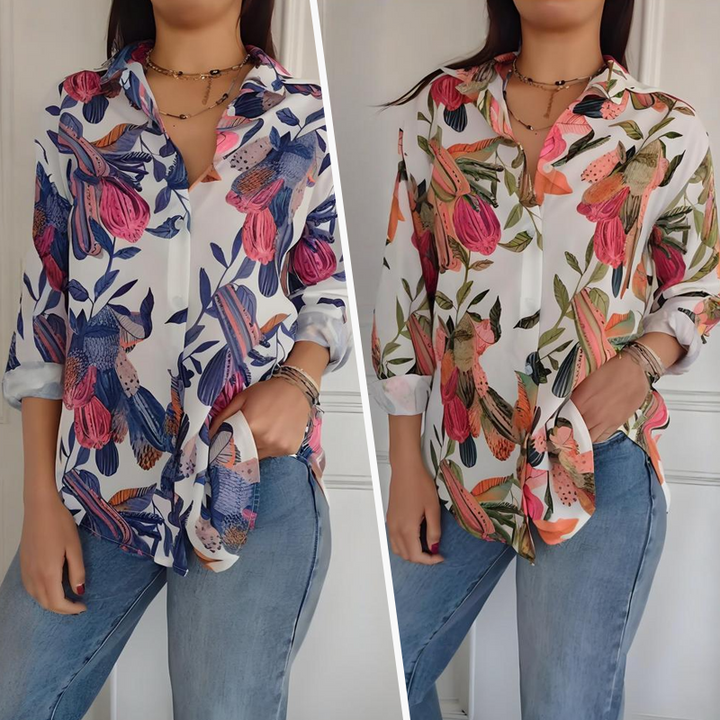 Mila – Floral Print Blouse